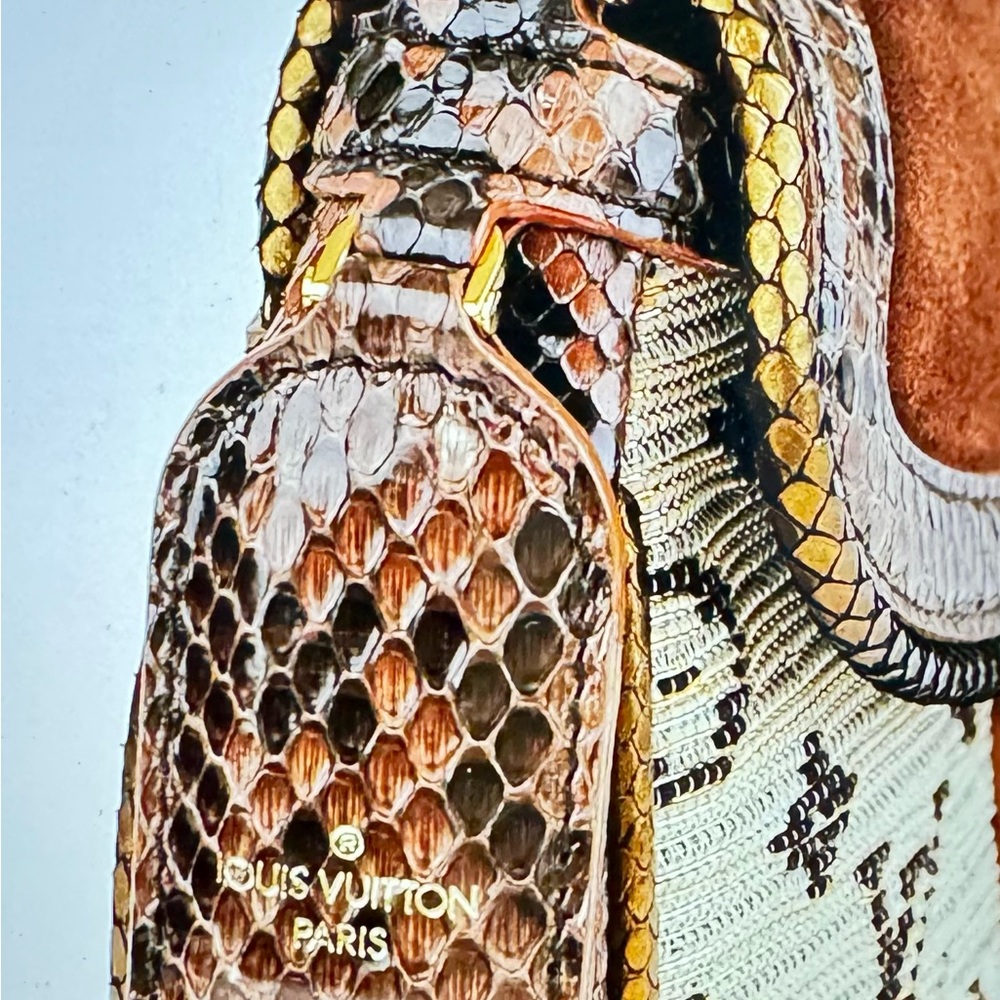 Louis Vuitton Python Suede Monogram Empire Levant… - image 8